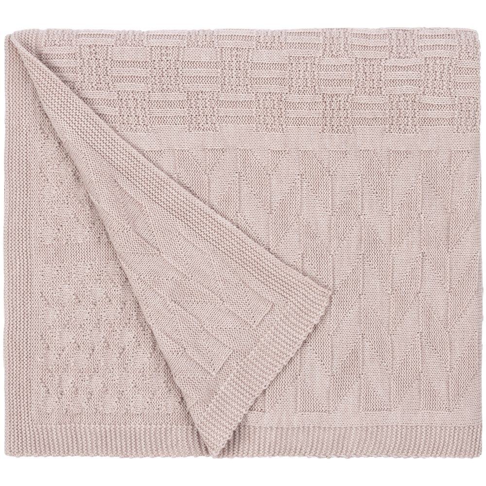 Плед Snippet, бежевый меланж / Миниатюра WWW (1000)