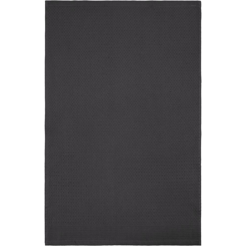 Полотенце вафельное «Деметра», среднее, темно-серое / Миниатюра WWW (1000)