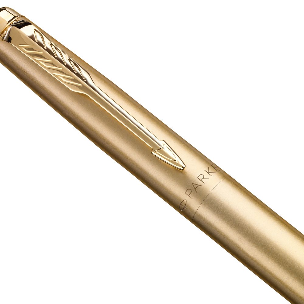 Ручка шариковая Parker Jotter XL Monochrome Gold, золотистая / Миниатюра WWW (1000)