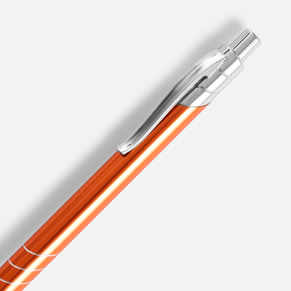 Ручка шариковая Underton Metallic, оранжевая / Миниатюра WWW (1000)