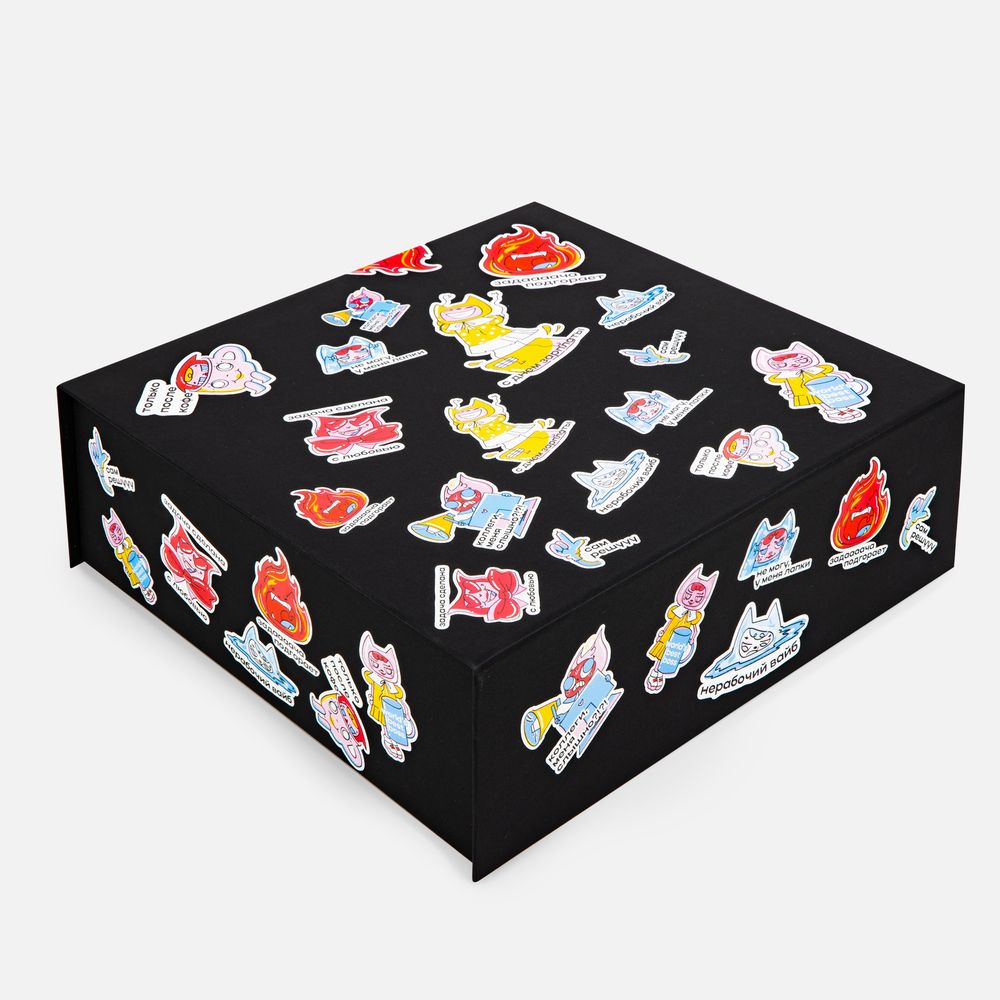 Наклейки бумажные Sticker Pack на заказ, S / Миниатюра WWW (1000)