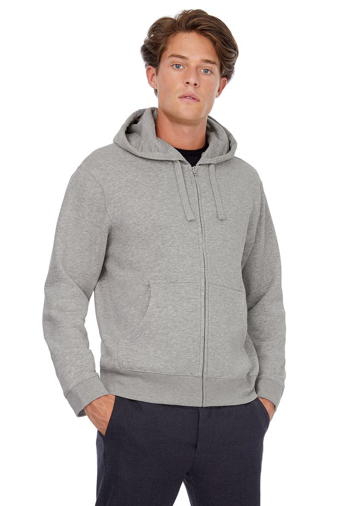 Толстовка мужская Hooded Full Zip темно-синяя / Миниатюра WWW (1000)