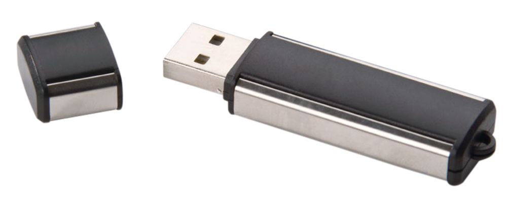 Флешка Bar, черная, 8 Гб / Миниатюра WWW (1000)