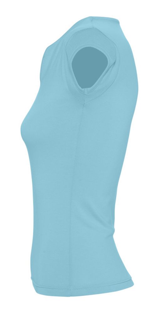 Футболка женская Mint 170, бирюзовая / Миниатюра WWW (1000)