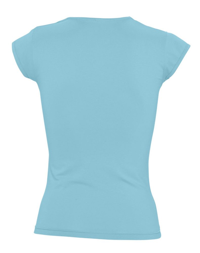Футболка женская Mint 170, бирюзовая / Миниатюра WWW (1000)