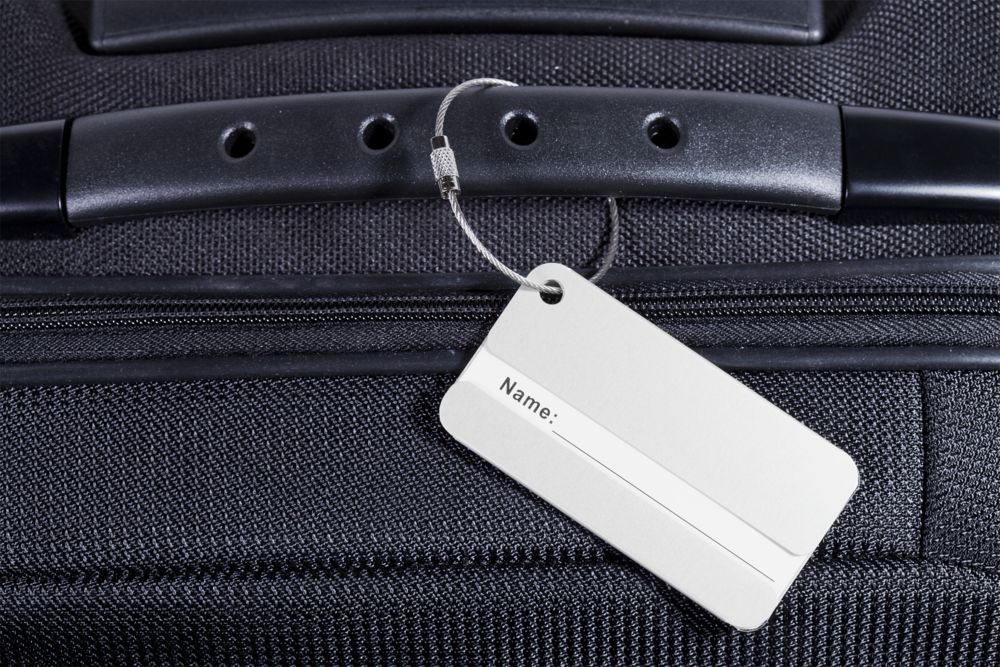 Бирка для багажа Aluminum / Миниатюра WWW (1000)