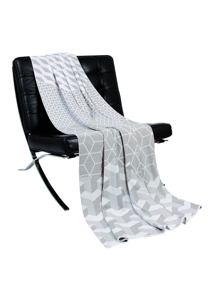 Плед Montevideo, серый / Миниатюра WWW (1000)